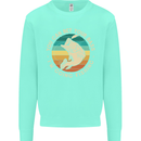 Bet Your Bass Im Going Fishing Funny Fisherman Kids Sweatshirt Jumper Peppermint