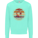 Bet Your Bass Im Going Fishing Funny Fisherman Kids Sweatshirt Jumper Peppermint