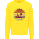 Bet Your Bass Im Going Fishing Funny Fisherman Kids Sweatshirt Jumper Yellow