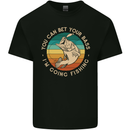 Bet Your Bass Im Going Fishing Funny Fisherman Kids T-Shirt Childrens Black