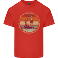 Bet Your Bass Im Going Fishing Funny Fisherman Kids T-Shirt Childrens Red