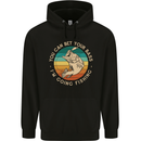 Bet Your Bass Im Going Fishing Funny Fisherman Mens 80% Cotton Hoodie Black