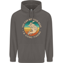 Bet Your Bass Im Going Fishing Funny Fisherman Mens 80% Cotton Hoodie Charcoal