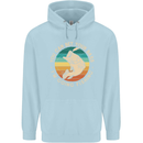 Bet Your Bass Im Going Fishing Funny Fisherman Mens 80% Cotton Hoodie Light Blue