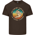 Bet Your Bass Im Going Fishing Funny Fisherman Mens Cotton T-Shirt Tee Top Dark Chocolate