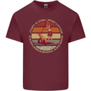 Bet Your Bass Im Going Fishing Funny Fisherman Mens Cotton T-Shirt Tee Top Maroon