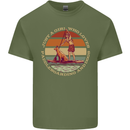 Bet Your Bass Im Going Fishing Funny Fisherman Mens Cotton T-Shirt Tee Top Military Green