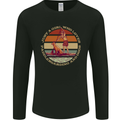 Bet Your Bass Im Going Fishing Funny Fisherman Mens Long Sleeve T-Shirt Black