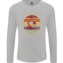 Bet Your Bass Im Going Fishing Funny Fisherman Mens Long Sleeve T-Shirt Sports Grey