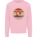 Bet Your Bass Im Going Fishing Funny Fisherman Mens Sweatshirt Jumper Light Pink