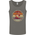 Bet Your Bass Im Going Fishing Funny Fisherman Mens Vest Tank Top Charcoal