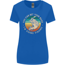 Bet Your Bass Im Going Fishing Funny Fisherman Womens Wider Cut T-Shirt Royal Blue