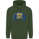 Big Daddy O Funny Fathers Day Dad Childrens Kids Hoodie Forest Green