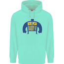 Big Daddy O Funny Fathers Day Dad Childrens Kids Hoodie Peppermint