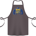 Big Daddy O Funny Fathers Day Dad Cotton Apron 100% Organic Dark Grey