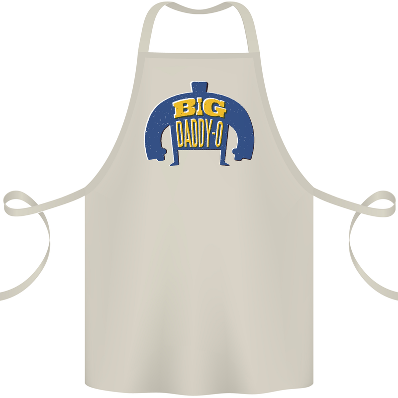 Big Daddy O Funny Fathers Day Dad Cotton Apron 100% Organic Natural