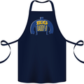 Big Daddy O Funny Fathers Day Dad Cotton Apron 100% Organic Navy Blue