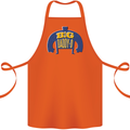 Big Daddy O Funny Fathers Day Dad Cotton Apron 100% Organic Orange