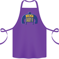 Big Daddy O Funny Fathers Day Dad Cotton Apron 100% Organic Purple