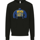 Big Daddy O Funny Fathers Day Dad Kids Sweatshirt Jumper Black