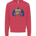Big Daddy O Funny Fathers Day Dad Kids Sweatshirt Jumper Heliconia