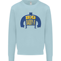 Big Daddy O Funny Fathers Day Dad Kids Sweatshirt Jumper Light Blue