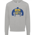 Big Daddy O Funny Fathers Day Dad Kids Sweatshirt Jumper Sports Grey