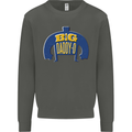 Big Daddy O Funny Fathers Day Dad Kids Sweatshirt Jumper Storm Grey