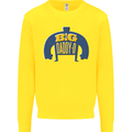 Big Daddy O Funny Fathers Day Dad Kids Sweatshirt Jumper Yellow