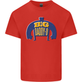 Big Daddy O Funny Fathers Day Dad Kids T-Shirt Childrens Red