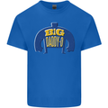 Big Daddy O Funny Fathers Day Dad Kids T-Shirt Childrens Royal Blue