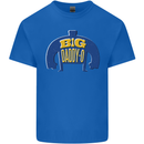 Big Daddy O Funny Fathers Day Dad Kids T-Shirt Childrens Royal Blue
