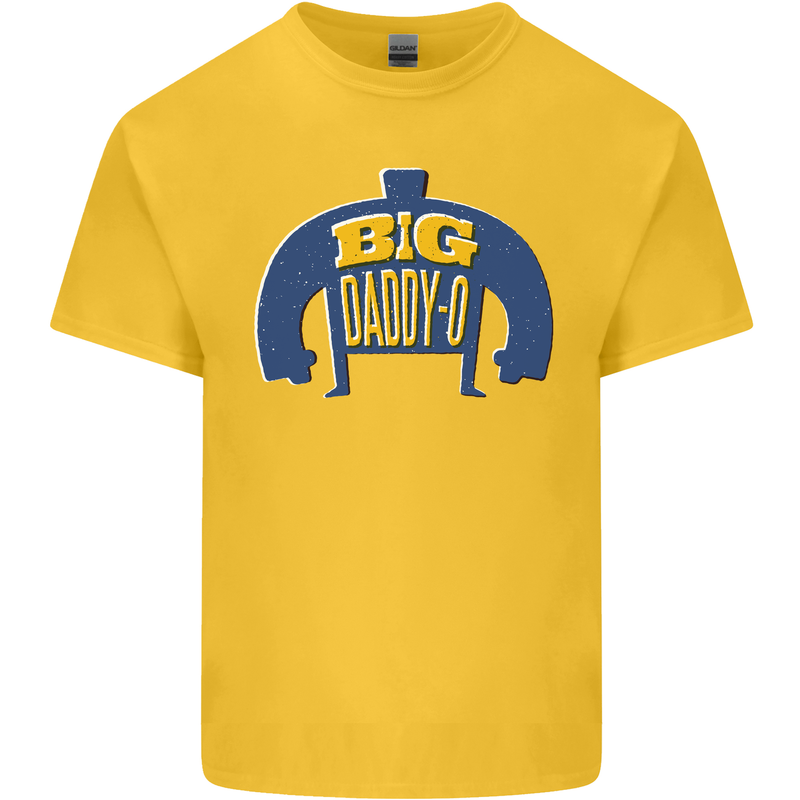 Big Daddy O Funny Fathers Day Dad Kids T-Shirt Childrens Yellow