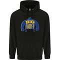 Big Daddy O Funny Fathers Day Dad Mens 80% Cotton Hoodie Black