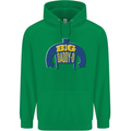 Big Daddy O Funny Fathers Day Dad Mens 80% Cotton Hoodie Irish Green