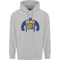 Big Daddy O Funny Fathers Day Dad Mens 80% Cotton Hoodie Sports Grey