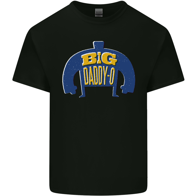 Big Daddy O Funny Fathers Day Dad Mens Cotton T-Shirt Tee Top Black