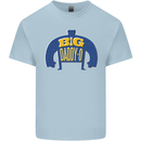 Big Daddy O Funny Fathers Day Dad Mens Cotton T-Shirt Tee Top Light Blue