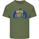 Big Daddy O Funny Fathers Day Dad Mens Cotton T-Shirt Tee Top Military Green