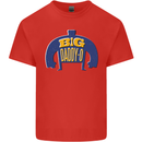 Big Daddy O Funny Fathers Day Dad Mens Cotton T-Shirt Tee Top Red