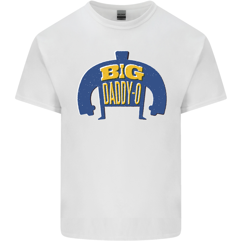 Big Daddy O Funny Fathers Day Dad Mens Cotton T-Shirt Tee Top White