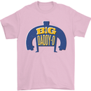 Big Daddy O Funny Fathers Day Dad Mens T-Shirt 100% Cotton Light Pink