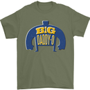 Big Daddy O Funny Fathers Day Dad Mens T-Shirt 100% Cotton Military Green