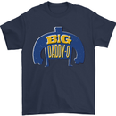Big Daddy O Funny Fathers Day Dad Mens T-Shirt 100% Cotton Navy Blue