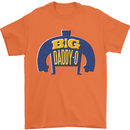 Big Daddy O Funny Fathers Day Dad Mens T-Shirt 100% Cotton Orange