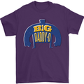Big Daddy O Funny Fathers Day Dad Mens T-Shirt 100% Cotton Purple