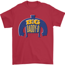 Big Daddy O Funny Fathers Day Dad Mens T-Shirt 100% Cotton Red