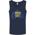 Big Daddy O Funny Fathers Day Dad Mens Vest Tank Top Navy Blue