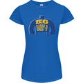 Big Daddy O Funny Fathers Day Dad Womens Petite Cut T-Shirt Royal Blue