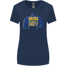 Big Daddy O Funny Fathers Day Dad Womens Wider Cut T-Shirt Navy Blue